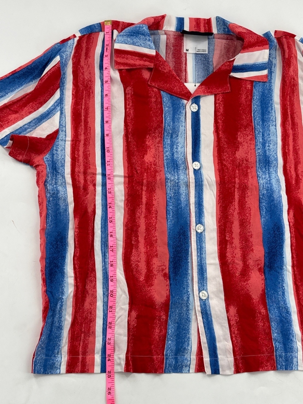 Original Use Red, Blue & White Striped Boxy Memorial Day Shirt - Picture 7 of 7